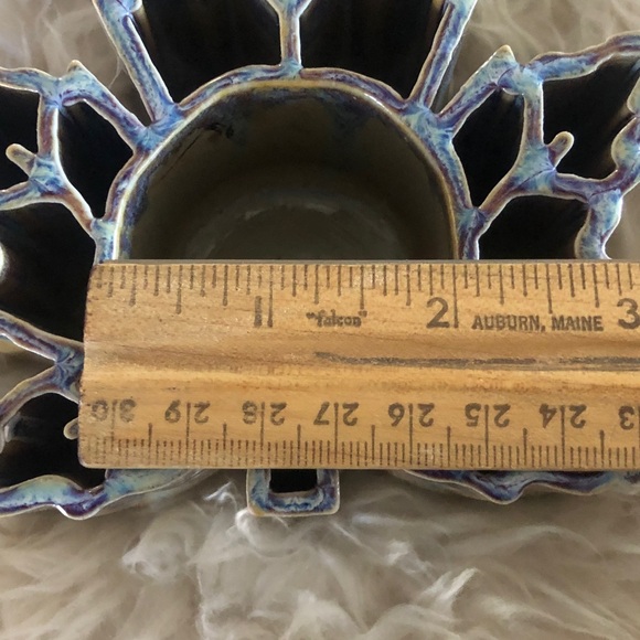 Candle Pots MAPLE LEAF Ceramic 2” Votive Holder NO Chips NWOT - Picture 5 of 7